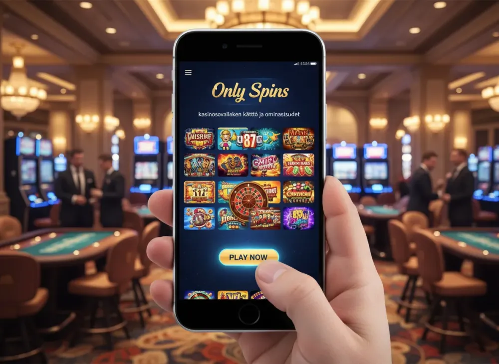 Only spins app kasinopelien mobiilisovelluksena