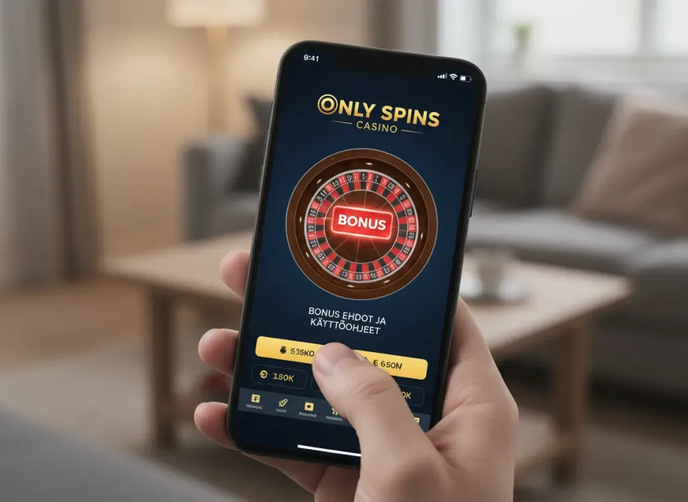 Only spins casino bonus opas kasinopelaajille